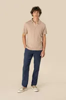 Tricou polo bărbați Spasso Linen personalizat, pe model