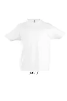 Tricou copii SOL'S Imperial Round Neck personalizat, alb