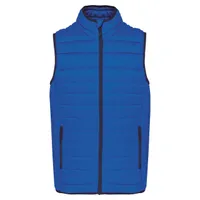 Vestă copii Kariban Lightweight Sleeveless Padded personalizată, albastru