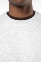 Bluză bărbați Kariban Crew Neck personalizată, pe model