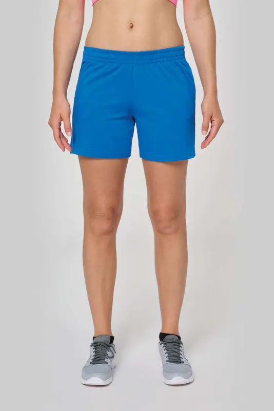 Pantaloni scurți damă Proact Jersey Sports Shorts personalizați, pe model