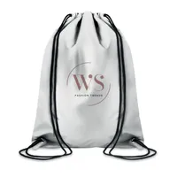 Sac cu cordon reflectorizant personalizat, vedere zona de personalizare
