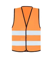 Vestă unisex Korntex Safety Vest Wolfsburg Black Hem personalizată, portocaliu