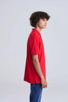 Tricou polo unisex Just Polos The 100 personalizat, pe model