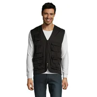 Jachetă unisex Sol's Wild Pocket Reporter personalizată, black