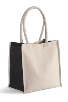 Sacoșă Kimood Cotton Jute Tote 17 L personalizată