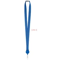 Lanyard cu suport pt. ecuson personalizat, albastru regal