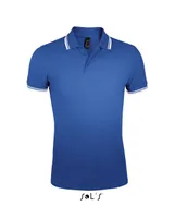 Tricou polo bărbați SOL'S Pasadena personalizat, albastru
