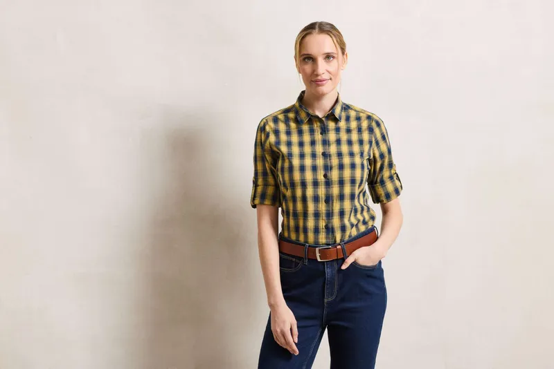 Cămașă damă Premier Mulligan Check Cotton