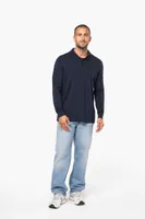 Tricou polo bărbați Kariban Piqué personalizat, pe model