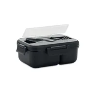 Cutie de prânz cu tacâmuri personalizat, vedere lateral