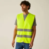 Vestă bărbați Regatta HI Vis Essential Easy Print Vest personalizată, pe model