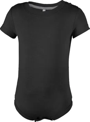Body bebeluși Kariban Short-sleeved Bodysuit personalizat, negru