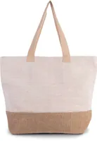 Sacoșă Kimood Rustic Juco Hold-all Shopper personalizată, natural, în context