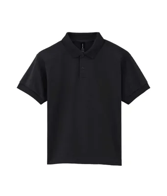 Tricou polo copii Gildan Dryblend® Jersey personalizat, negru