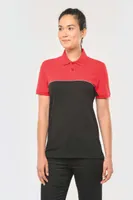 Tricou polo unisex Designed To Work Eco-friendly Two-tone Short Sleeve personalizat, pe model
