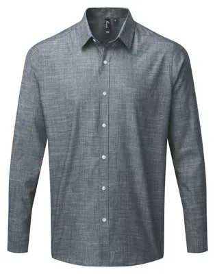 Cămașă bărbați Premier Cotton Slub Chambray