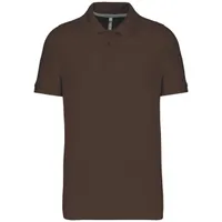 Tricou polo bărbați Kariban Short Sleeve Piqué personalizat, maro