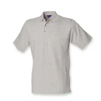 Tricou polo bărbați Henbury Classic Cotton Pique personalizat, gri