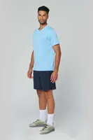 Tricou bărbați Proact V-neck Short-sleeved Sports personalizat, pe model