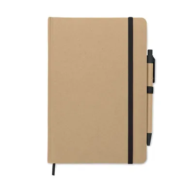 Caiet A5 din carton reciclat personalizat