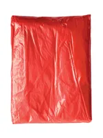 Jachetă unisex Korntex Disposable Raining Poncho Sumatra personalizată, roșu