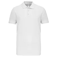 Tricou polo bărbați Kariban Mike Short-sleeved personalizat, alb