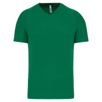 Tricou bărbați Proact V-neck Short-sleeved Sports personalizat, verde