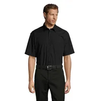 Cămașă bărbați Sol's Bristol Poplin personalizată, black