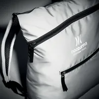 Geantă de sport reflectorizantă personalizată, vedere lateral