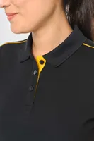 Tricou polo damă Designed To Work Short-sleeved Contrasting Daytoday personalizat, pe model