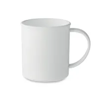 Cană reutilizabilă 300 ml personalizată, alb