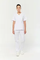 Pantaloni unisex Designed To Work Cotton Trousers personalizați, pe model
