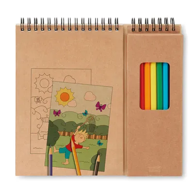 Set de desenat cu carnet personalizat