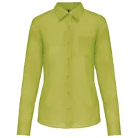 Cămașă damă Kariban Jessica personalizată, verde