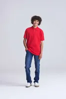 Tricou polo unisex Just Polos The 100 personalizat, pe model