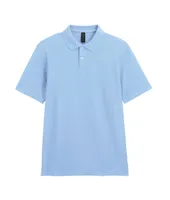 Tricou polo bărbați Gildan Softstyle™ Adult Double Piqué personalizat, albastru