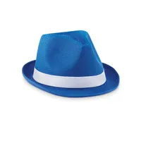 Pălărie colorată din paie personalizat, albastru regal