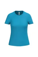 Tricou damă iDeal Basic IDEAL150 personalizat, albastru