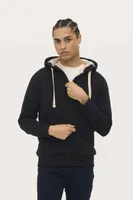 Jachetă unisex SOL'S Sherpa Zipped With Sherpa Lining personalizată, pe model