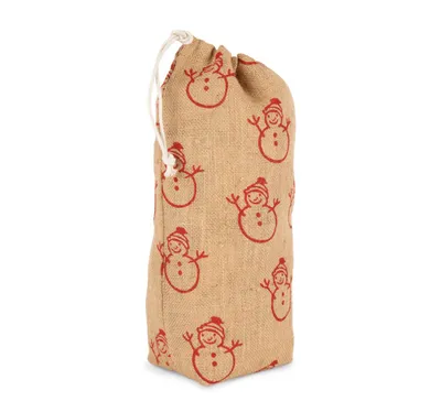 Geantă Kimood Bottle Carrier With Christmas Patterns personalizată