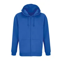 Hanorac unisex SOL'S Carter Full-zip personalizat, albastru