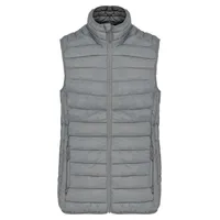 Jachetă damă Kariban Lightweight Sleeveless Fake Down personalizată, gri
