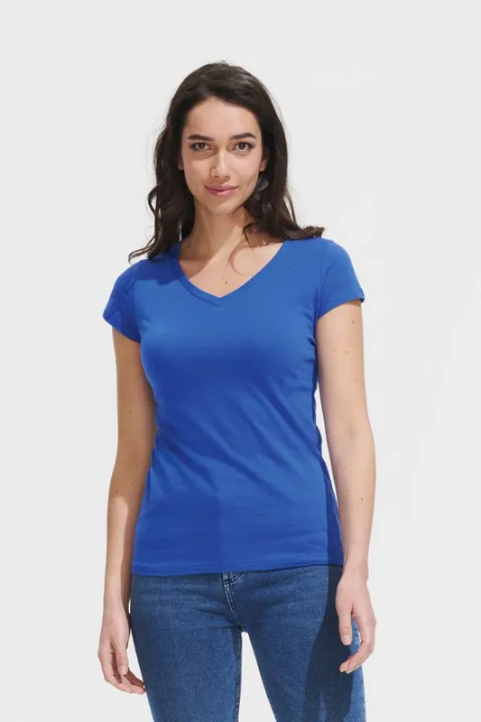 Tricou damă SOL'S Moon V-neck