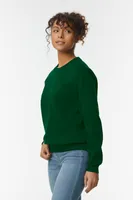 Bluză unisex Gildan Dryblend® Adult Crewneck personalizată, pe model
