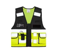 Vestă bărbați Korntex Tactical Safety Vest Bonn personalizată, galben