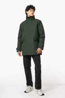 Jachetă unisex Kariban Quilted Parka personalizată, pe model