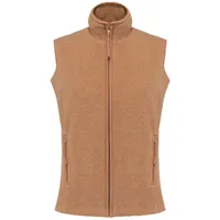 Vestă damă Kariban Melodie Microfleece Gilet personalizată, maro