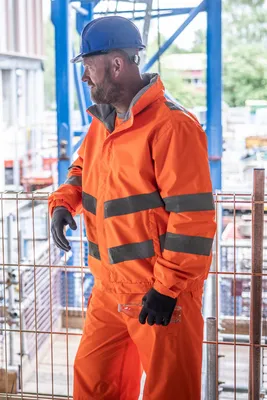 Jachetă bărbați Regatta Hi-vis Pro Contract Dover