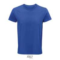 Tricou bărbați SOL'S Crusader Round-neck Fitted Jersey personalizat, albastru
